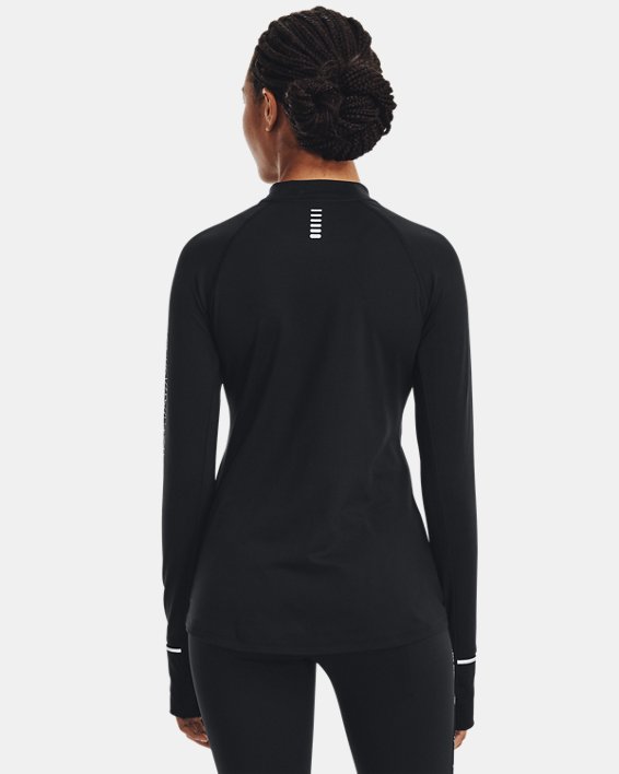 Women's UA OutRun The Cold Long Sleeve in Black image number 1